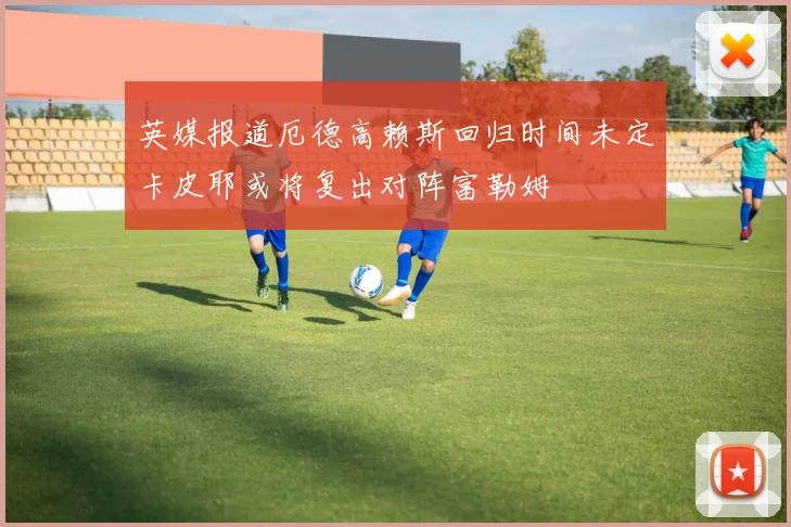 英媒报道厄德高赖斯回归时间未定卡皮耶或将复出对阵富勒姆